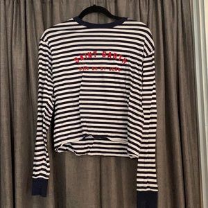 Brandy mellville cropped long sleeve